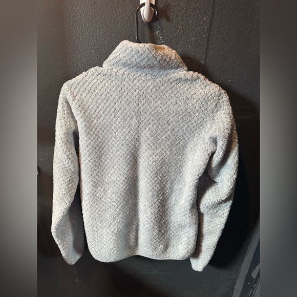 Columbia Gray Sherpa Fleece Zip Up Sweatshirt - Picture 3 of 3